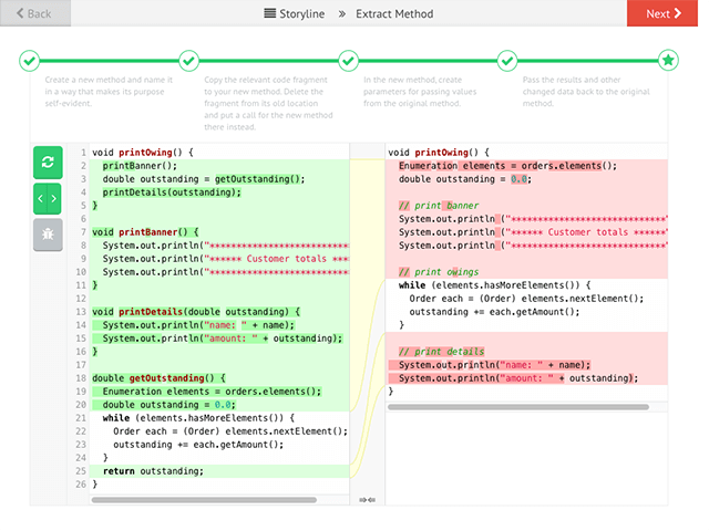 Live example diff